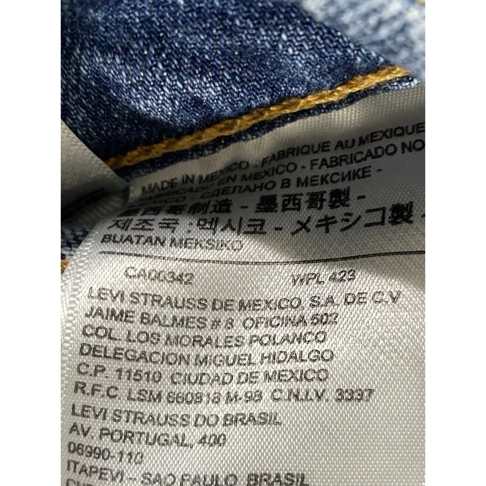 Levi's 511 Men's Jeans Medium‎ Wash Fantastic Fade Americana Grunge -  36 x 30